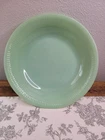Vintage Fire King Jadeite Jane Ray 7½″ Soup Plate  Ribbed Edge Anchor Hocking