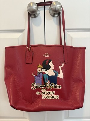COACH X DISNEY CC162 City Tote Snow White with Evil Queen - LE, Gently Used