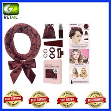9-Piece Heatless Hair Curler Headband Set - Luxurious Velvet for Beautiful Curls