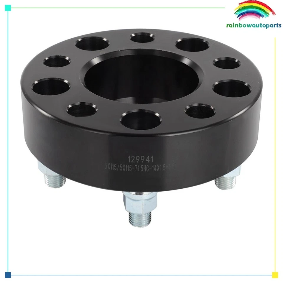 2 piezas espaciadores de rueda centrados en el cubo 1,5" 38 mm 5x115 para Chrysler 300 Dodge Challenger Foto 3 de 4