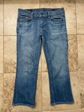 Citizens Of Humanity Kelly Stretch Low Waist Cropped Jeans Womens Size 28 063
