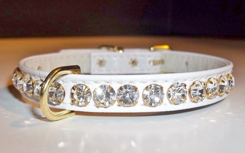 Collares Premium para Perros Pequeños Mascotas Bling Auricular Joyas de Cristal Austriaco ¡Hecho en EE. UU.! - Imagen 38 de 46
