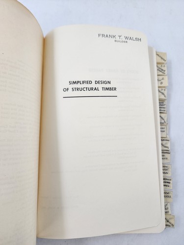 Simplified Design of Structural Timber Parker 2nd Edition 1965 - Picture 4 of 21