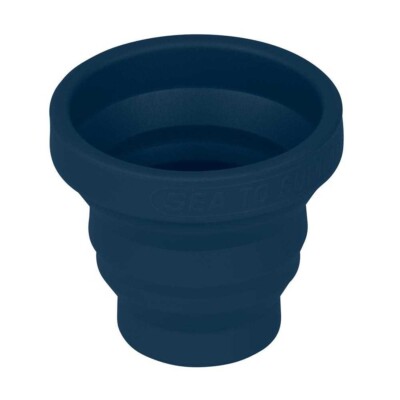 Sea to Summit X-Shot NAVY Blue Shot Glass / Espresso Cup, Folds Flat