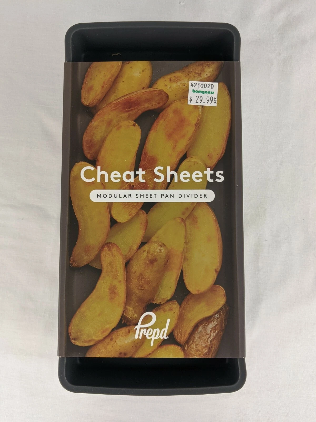 Cheat Sheets by Prepd Silicone Modular Sheet Pan Dividers - 4 Pieces - NWT