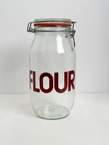 glass flour jar