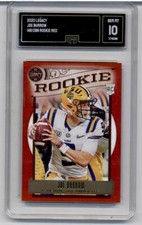 2020 Panini Legacy Red #141 Joe Burrow RC Rookie 146/299 Graded GMA 10 GEM MINT
