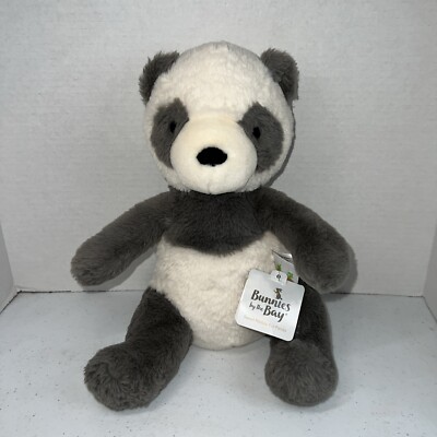 Bunnies By The Bay SWEET NIBBLE FUR PANDA Bamboo Security Lovey 11'' Plush Toy
