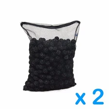 2 Packs 500pcs Aquarium 1" Super Bio Balls with Filter Media Bag