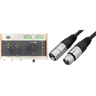 UA Volt 476 USB Audio Interface + Amazon Basics XLR Microphone Cable (6 Foot)