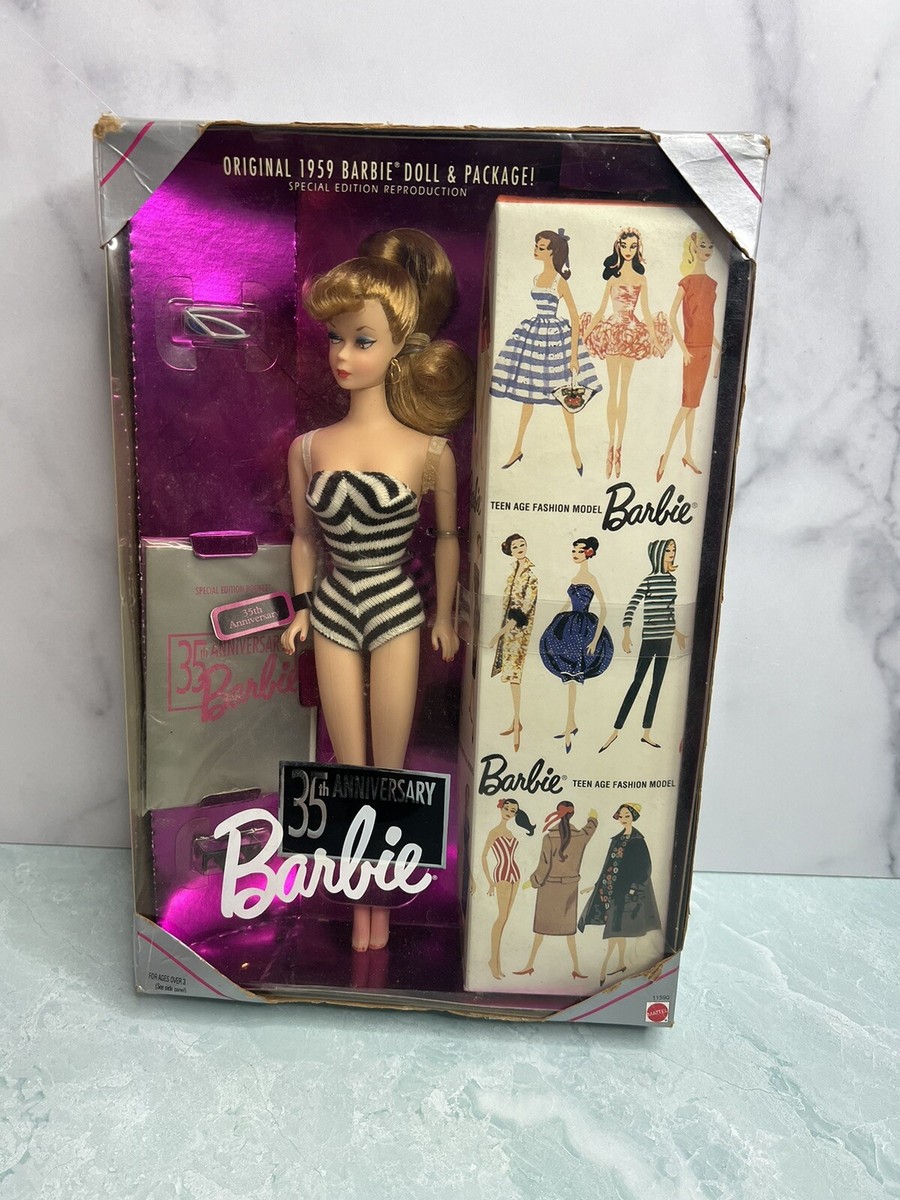 35th ANIVERSARY Barbie オリジナル 1959 未開封 ⭐️RARE⭐️35th Anniversary Barbie 1959 Special Edition