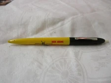 1940's Ritepoint black & yellow Ballpoint Pen Advertising Sun Chemical Corp