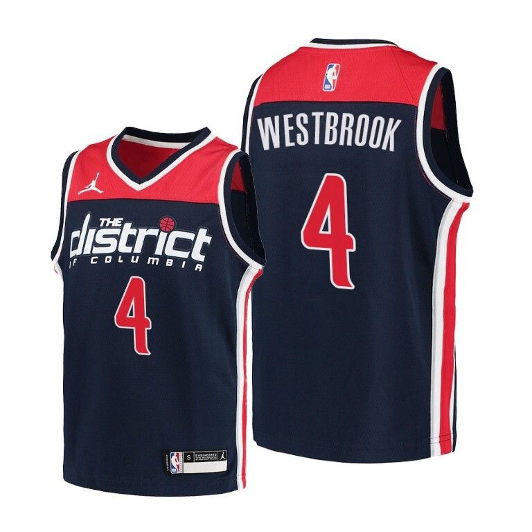 NIKE Russell Westbrook ユニフォーム ✓ $110 Russell Westbrook Washington Wizards Nike Jordan