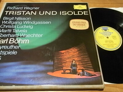 Wagner Tristan und Isolde Nilsson Bohm Bayreuther 1966 DGG Germany 
