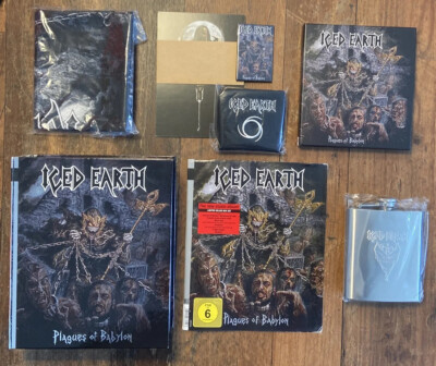 Iced Earth   Plagues Of Babylon limited edition CD & DVD Box Set - Teilweise Neu