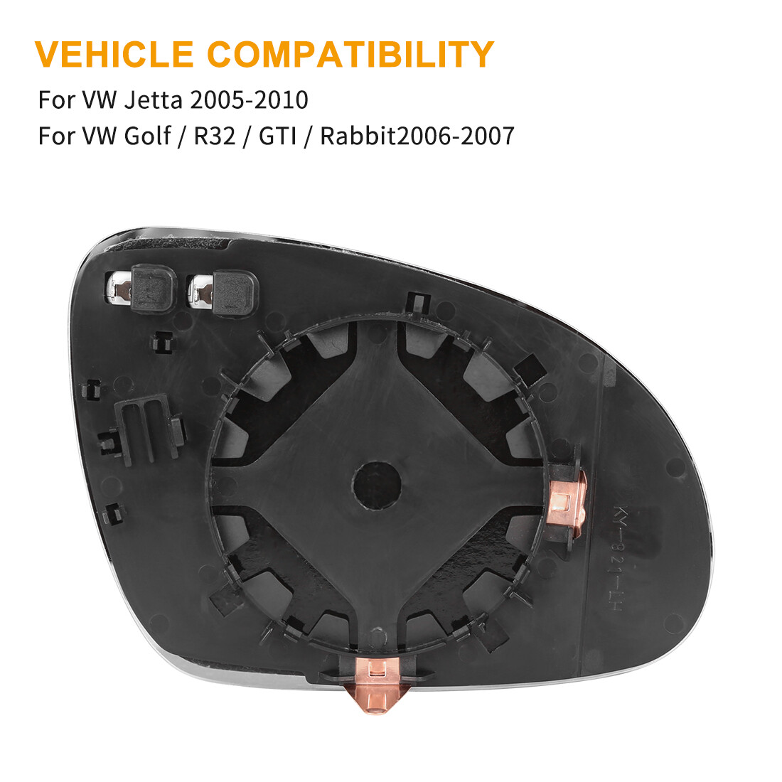 For Volkswagen Eos 2007-2016 Mirror Glass Driver Side | Heated W - Foto 11