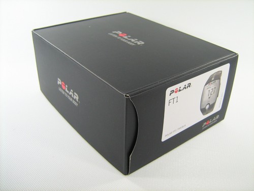 POLAR FT 1 BLK HEART RATE MONITOR WATCH SPORT EXERCISE RUN FITNES 90037558 NEW
