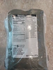 Chef 5 Minute Meals  Vegetable Lasagna low Sodium  survival  camping MRE