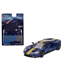 FORD GT SUNOCO BLUE LTD ED 3600 PCS 1/64 MODEL CAR BY MINI GT MGT00614-P12