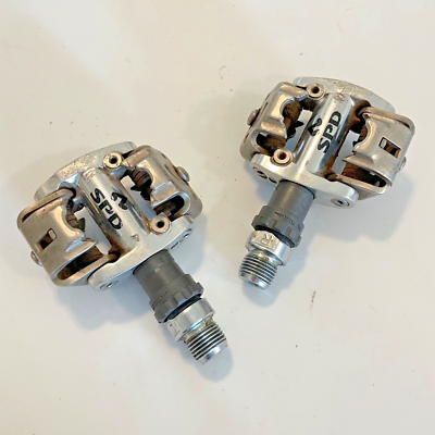 4 Pair Shimano Pd-m858 SPD Pedals W/ Cleats for sale online
