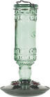 Glass Hummingbird Feeders for Outdoors - Antique Bottle Style Bird Feeder - 10 O