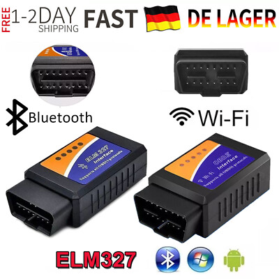 ELM327 Bluetooth/WIFI V1.5 Auto OBD2 Diagnosegerät Scanner Zum Android IOS