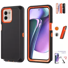 For Motorola Moto G STYLUS 5G 2023 Case Heavy Duty Shockproof+2*Tempered Glass