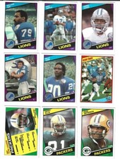 1984 Topps Football - complete your set 201-396