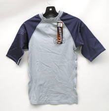 JET PILOT JP16524-XS-GRY MR CORPO MENS SHORT SLEEVE RASH GUARD SHIRT GRAY XS