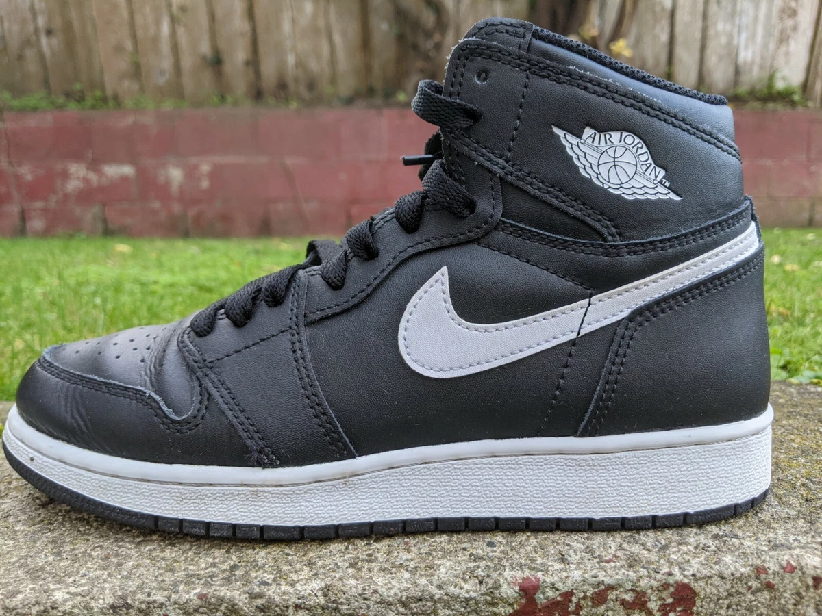 NIKE AIR JORDAN 1 HIGH OG BLACK YIN YANG sz 6Y RETRO xi i vi v GS iii dunk  sb | eBay