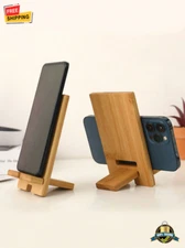1 pc Wooden Phone Stand Docking Station for Charging Phone & Tablet Holder