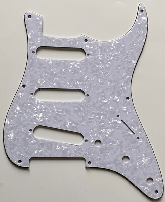 For Fit US Fender 57' 8 screw Stratocaster Style Guitar Pickguard White Pearl