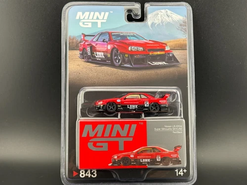 Mini GT Nissan LB-ER34 Super Silhouette Limited Edition #843 1/64