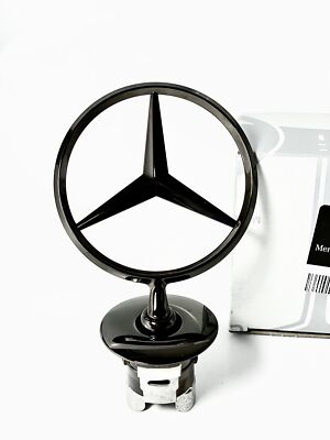 Mercedes-Benz Stern Motorhaube Schwarz Original A2238177300 | eBay