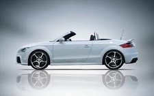 Cars vehicles audi tt Desk Mat Stitched