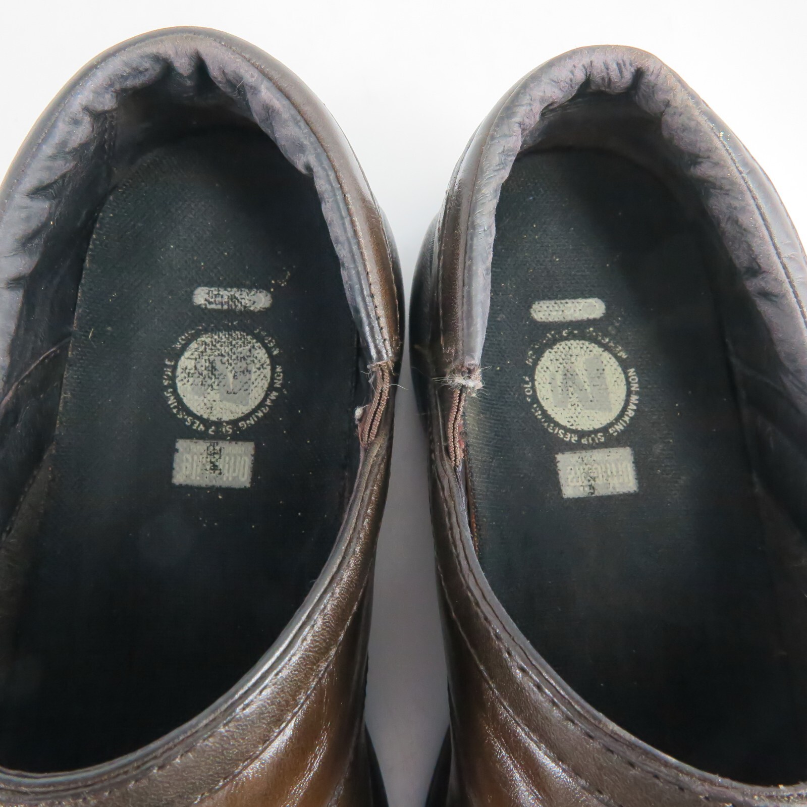 Zoccoli mocassini slip on Merrell Encore ECLIPSE Mocs donna taglia 9 5 M pelle marrone