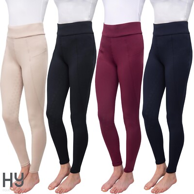 Melton Reitstrumpfhose von Hy Equestrian Stützbund Vollsilikonsitz