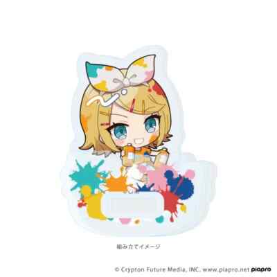 Schwenkbarer Acrylständer Kagamine Rin Paint ver. (Minifigur Illustration)