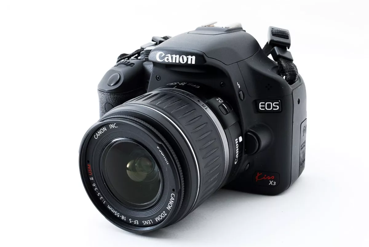 Canon EOS KISS X3 Rebel T1i / EOS 500D 15.1MP Digital SLR Camera W/EF-S  18-55 IS