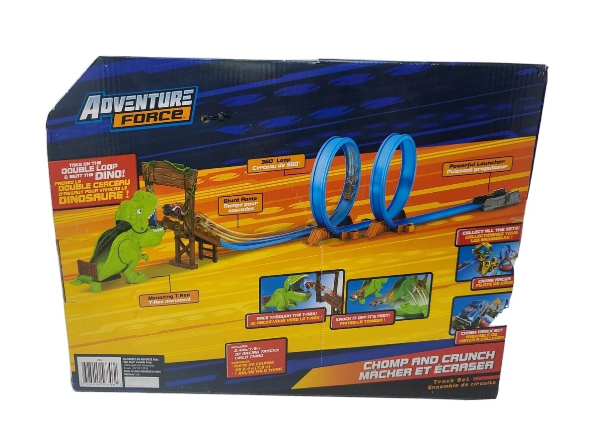 ADVENTURE FORCE Chomp and Crunch 7.9' Double Loop Track Set | eBay