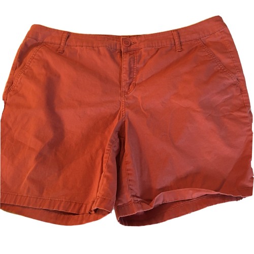 St Johns Bay Womens Shorts Pinkish Red 
