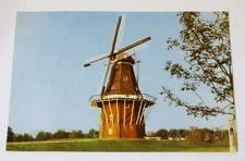 Holland Michigan MI Jumbo Postcard Oversized Rare 9" Windmill Island Vintage