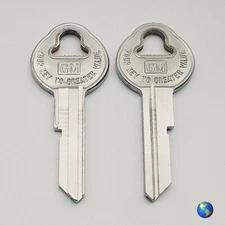ORIGINAL B11 Key Blanks for Various Models by General Motors (2 Keys)