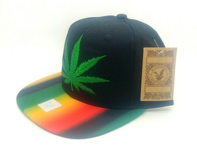 Black Rasta Weed Leaf Pot Cannabis 