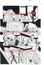 MARVEL NEW AVENGERS FIRELINE AAFES #6 PAGE 11 Original Art By Cliff Richards 