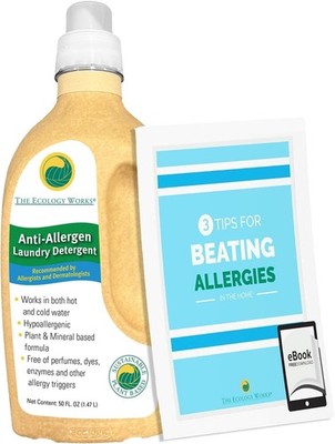 The Ecology Works Anti Allergy Laundry Detergent Unscented 50 Fl Oz Liquid
