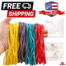 Large Rubber Bands Heavy Duty, 120 Pcs, 7 Inch Rubber Bands Office Supplies f...