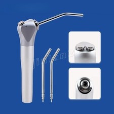 Dental 3 Way Air Water Spray Triple Syringe Handpiece / 50 Nozzles Tips Tubes US