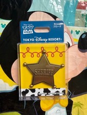 Disney Resort Exclusive Toy Story Woody Sheriff Badge Brooch