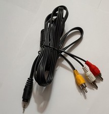 TV Audio Video Cord AV 3.5mm Mini Plug RCA A/V Microsoft Zune Media Accesory